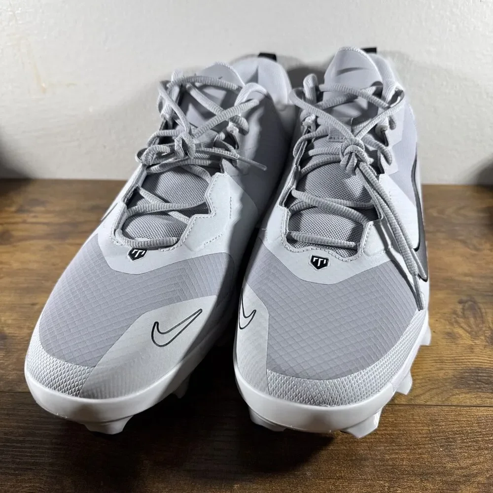 Mens Nike Force Trout 9 Pro MCS Molded Baseball Cleats FZ0915-002 Grey Size 16